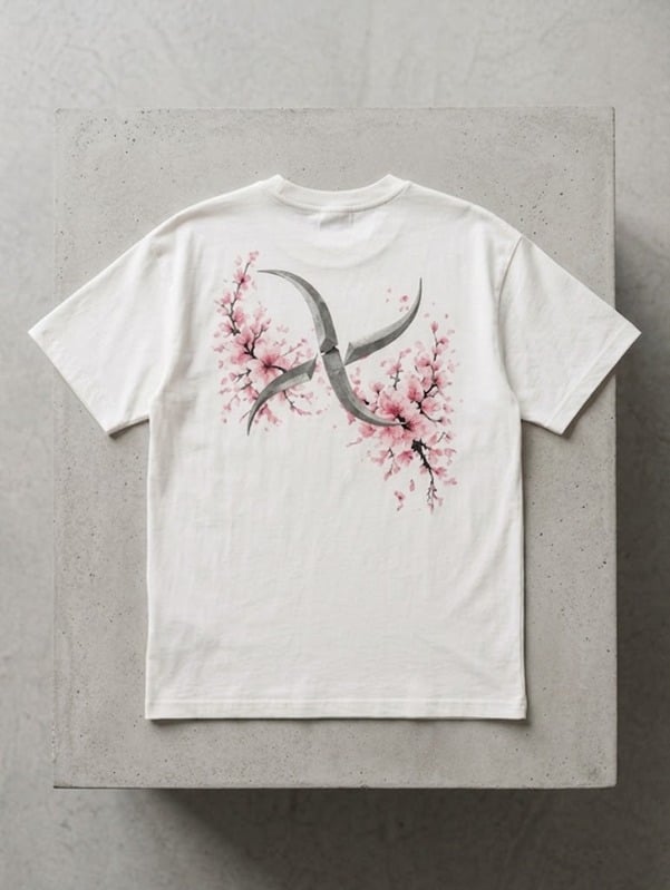 T-shirt 平和 - Heiwa — Arrière à plat