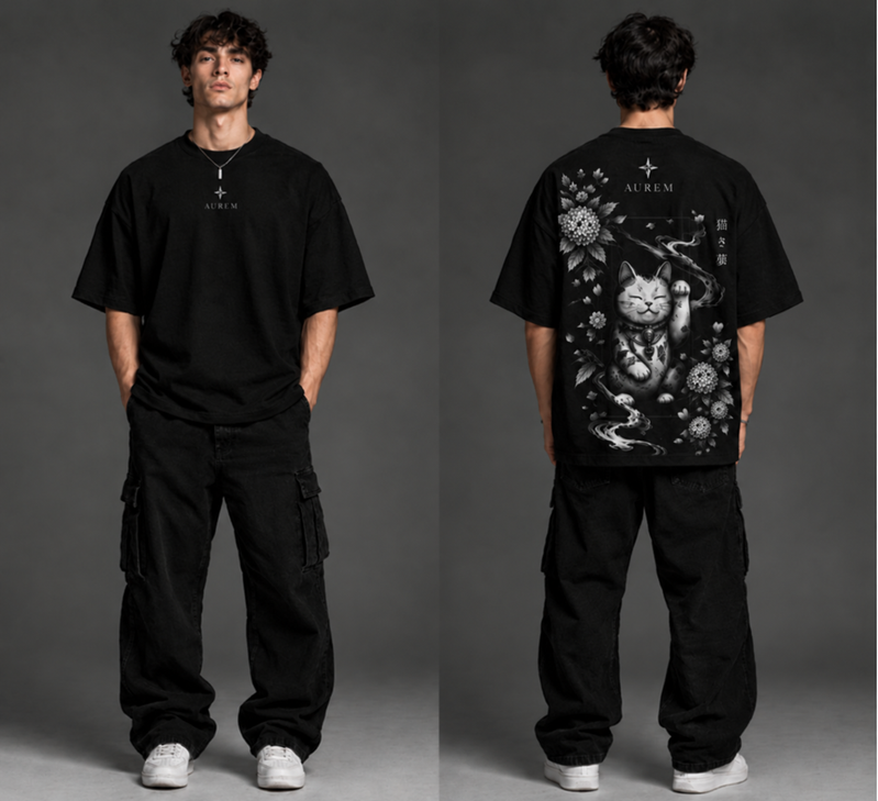 T-shirt 偽の満ち足り - Nise no michitari — Porté avant