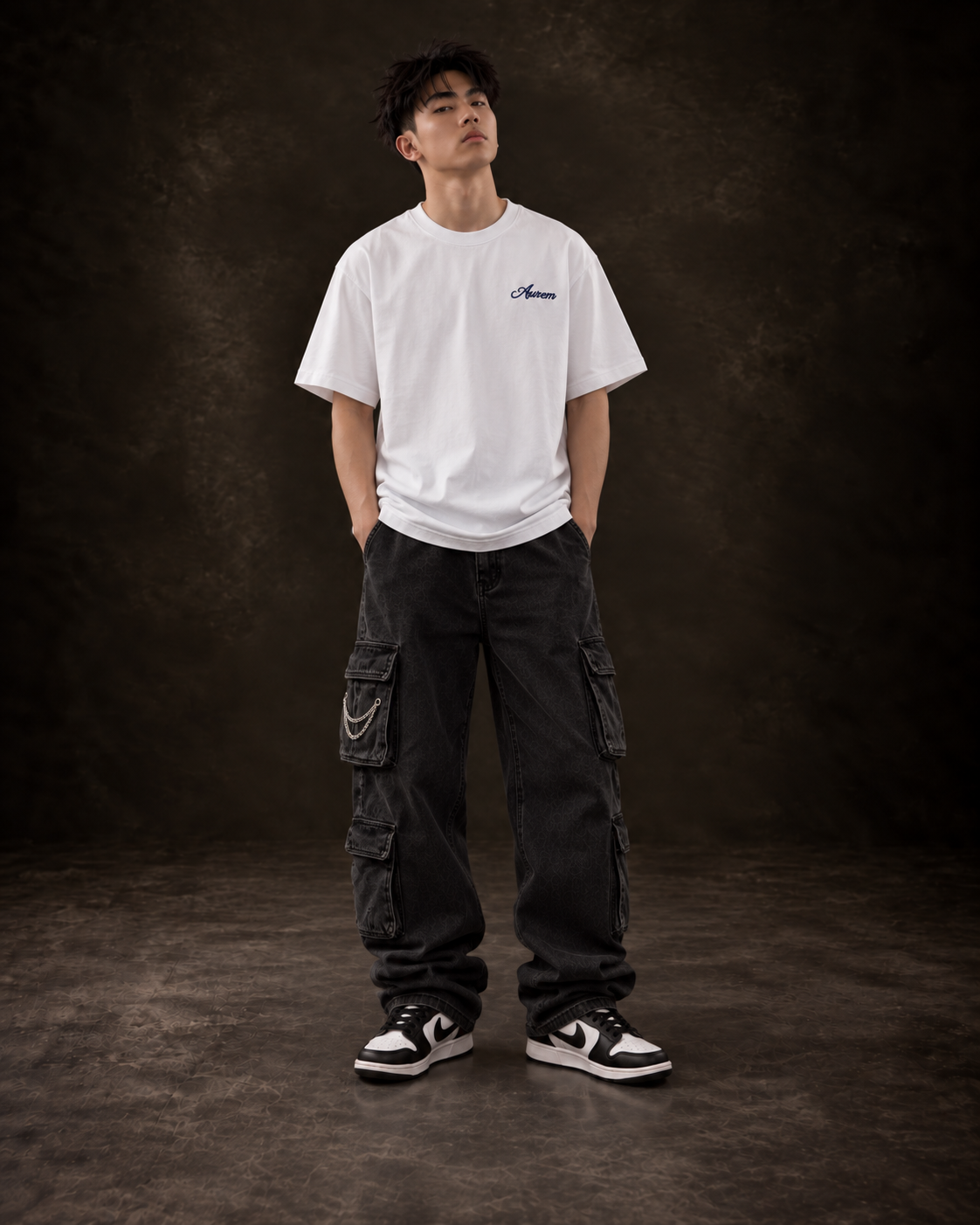 T-shirt かろうじての均衡 - Karou jite no kinkou — ensemble porté de face
