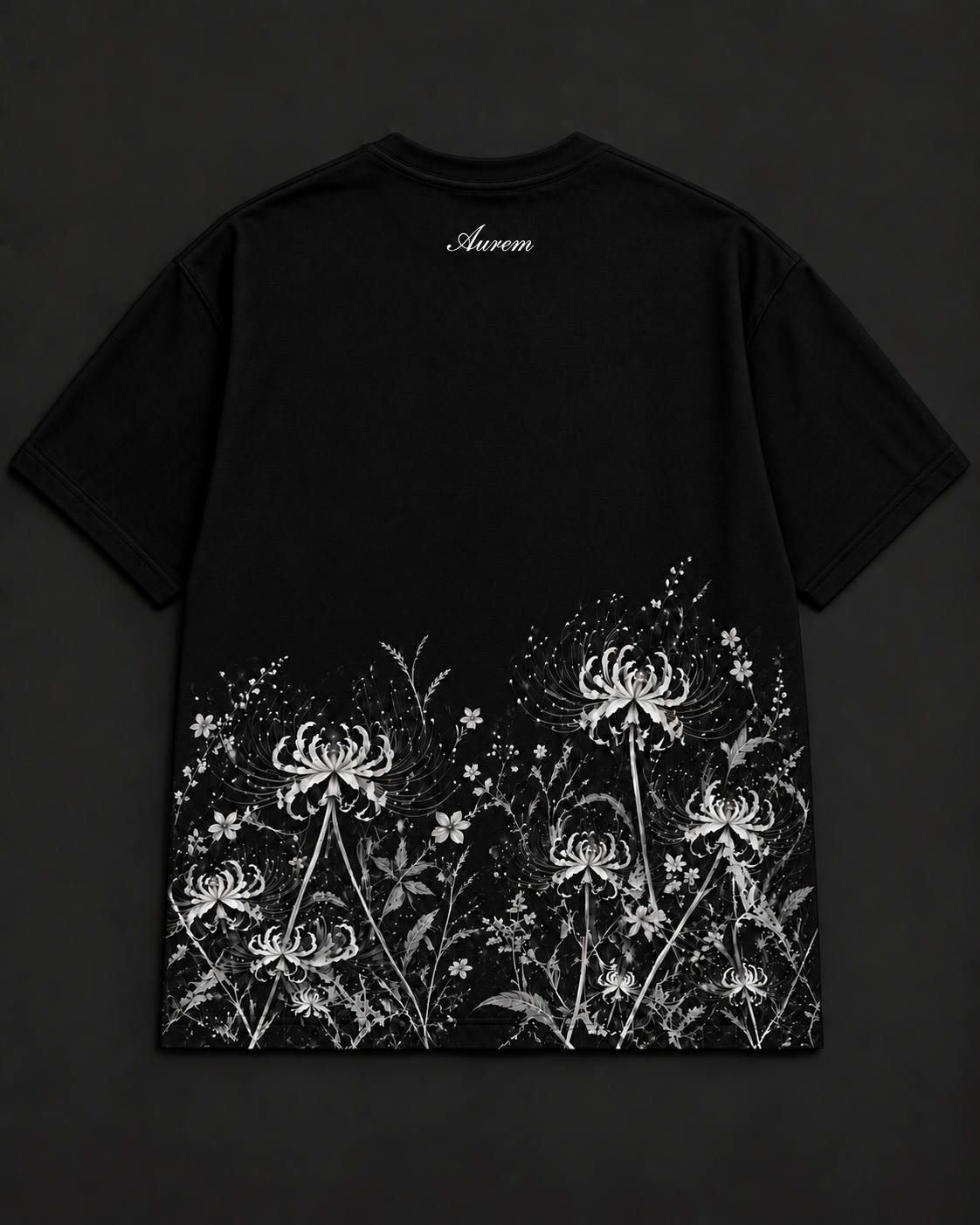 T-shirt 夜に咲いた - Yoru ni saita — face arrière