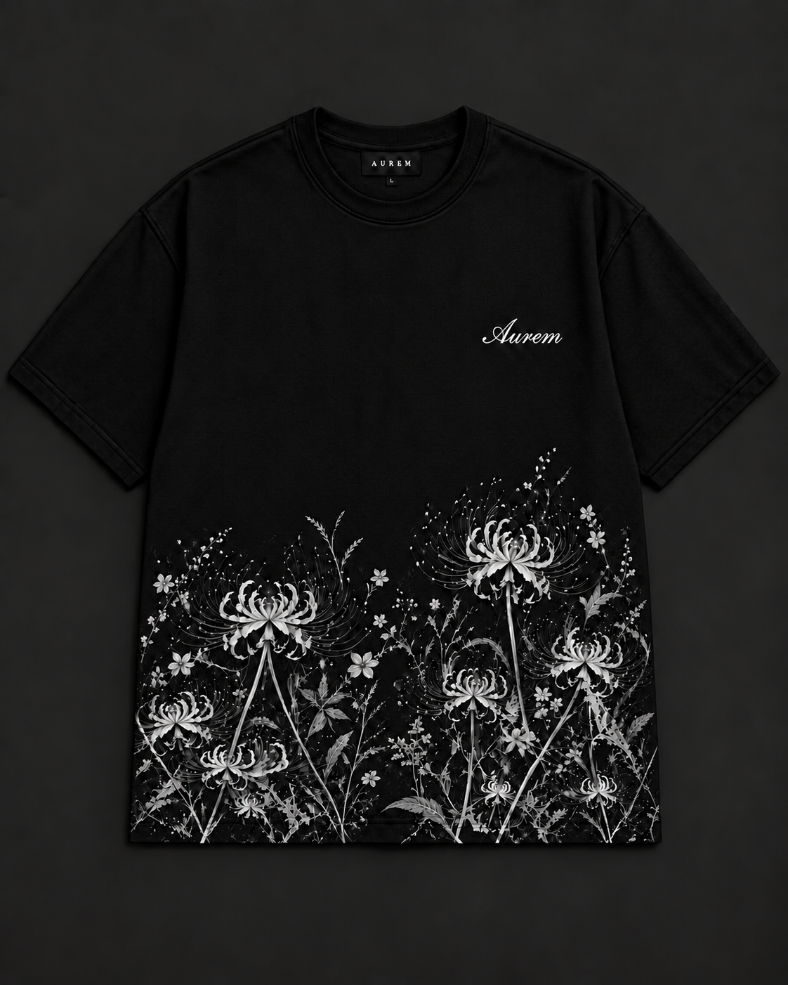 T-shirt 夜に咲いた - Yoru ni saita — face avant